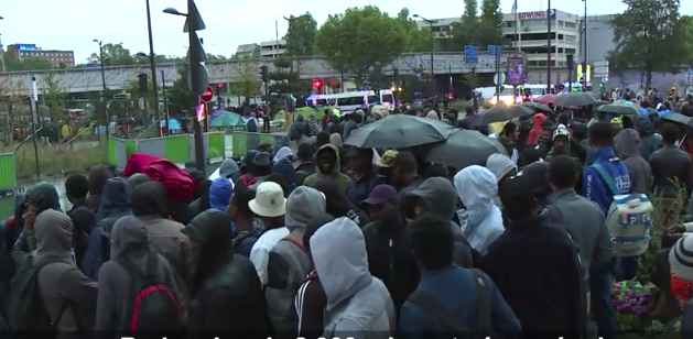 Migrants Paris